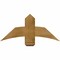 Ekena Millwork Bellingham Rough Sawn Timber Gable Bracket, Western Red Cedar, 36"W x 16"H x 6"D x 6"F, 11/12 Pitch GBW036X16X0606BEL00RWR - alternate 1